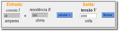 Calculadora de Lei de Ohm